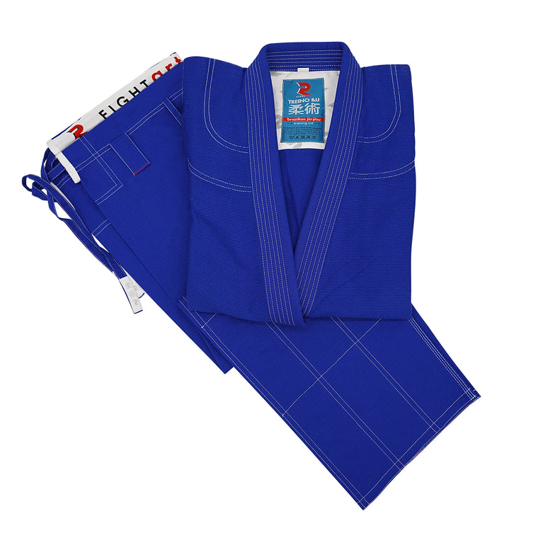 kimono BJJ TREINO Azul 340 gramos FIGHT ART471