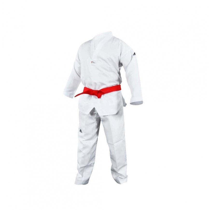 Dobok Taekwondo ADIDAS STAR cuello blanco Homologado WTF