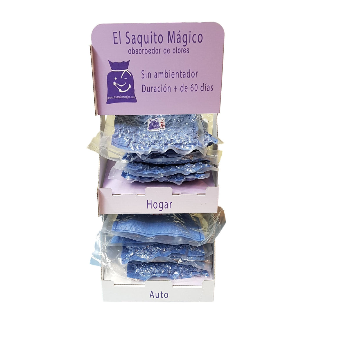 EXPOSITOR EL SAQUITO MÁGICO ANTI OLORES 10 UNIT