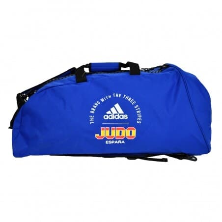 BOLSA ADIDAS "CONV.2 EN 1 JUDO" (BANDERA ESPAÑA) AZUL ROYAL