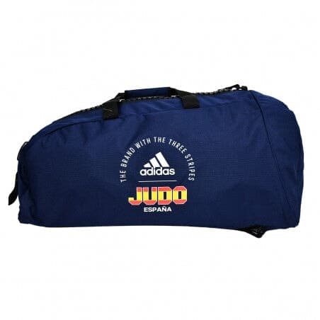 BOLSA ADIDAS "CONV.2 EN 1 JUDO" (BANDERA ESPAÑA) AZUL MARINO