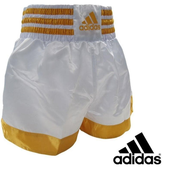 SHORT ADIDAS THAI-BOXING BLANCO/DORADO
