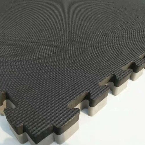 Tatami Puzzle réversible 4cm noir/gris - Sportfabric