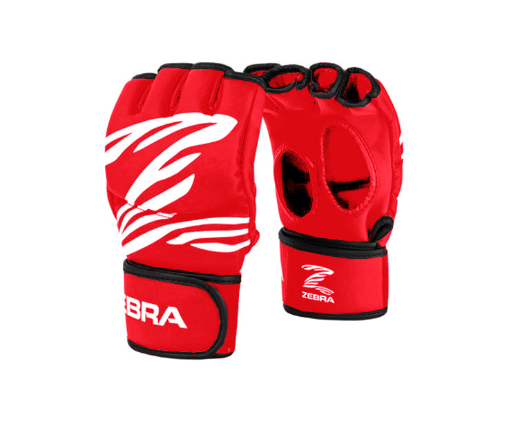 GUANTILLA ZEBRA FITNESS, PU ROJO