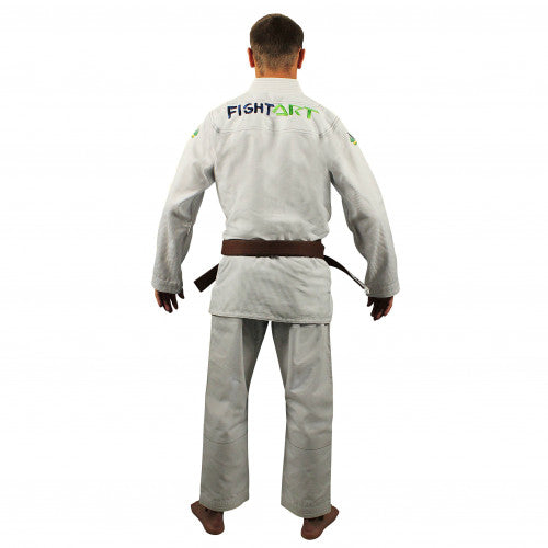 GI BLANCO ENTRENAMIENTO COMPETICIÓN EDICIÓN LIMITADA GANO  FIGHT ART