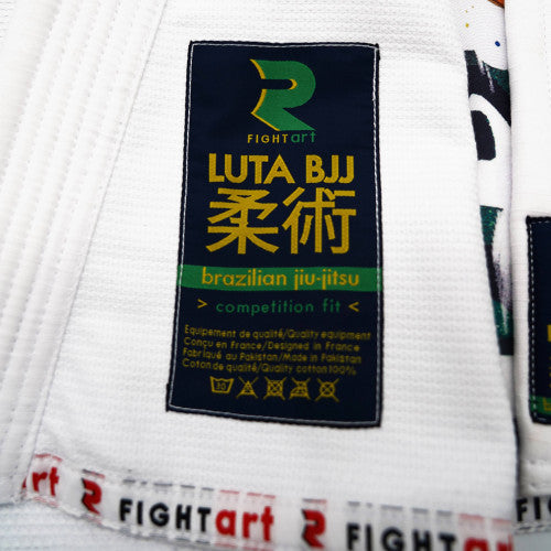 GI BLANCO ENTRENAMIENTO COMPETICIÓN EDICIÓN LIMITADA GANO  FIGHT ART