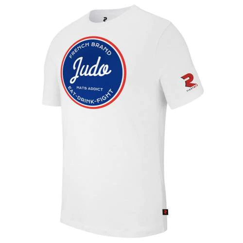 Camiseta Blanca JUDO "Modelo Francés" FIGHT ART
