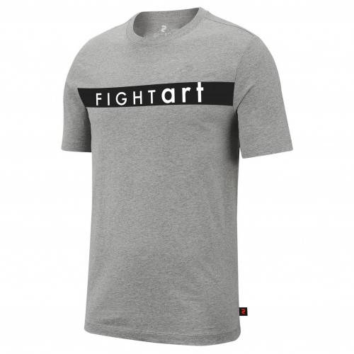 Camiseta Negra / Gris FIGHT ART