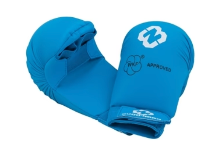 PACK GUANTILLAS + ESPINILLERAS BUDO-NORD COLOR AZUL + PETO