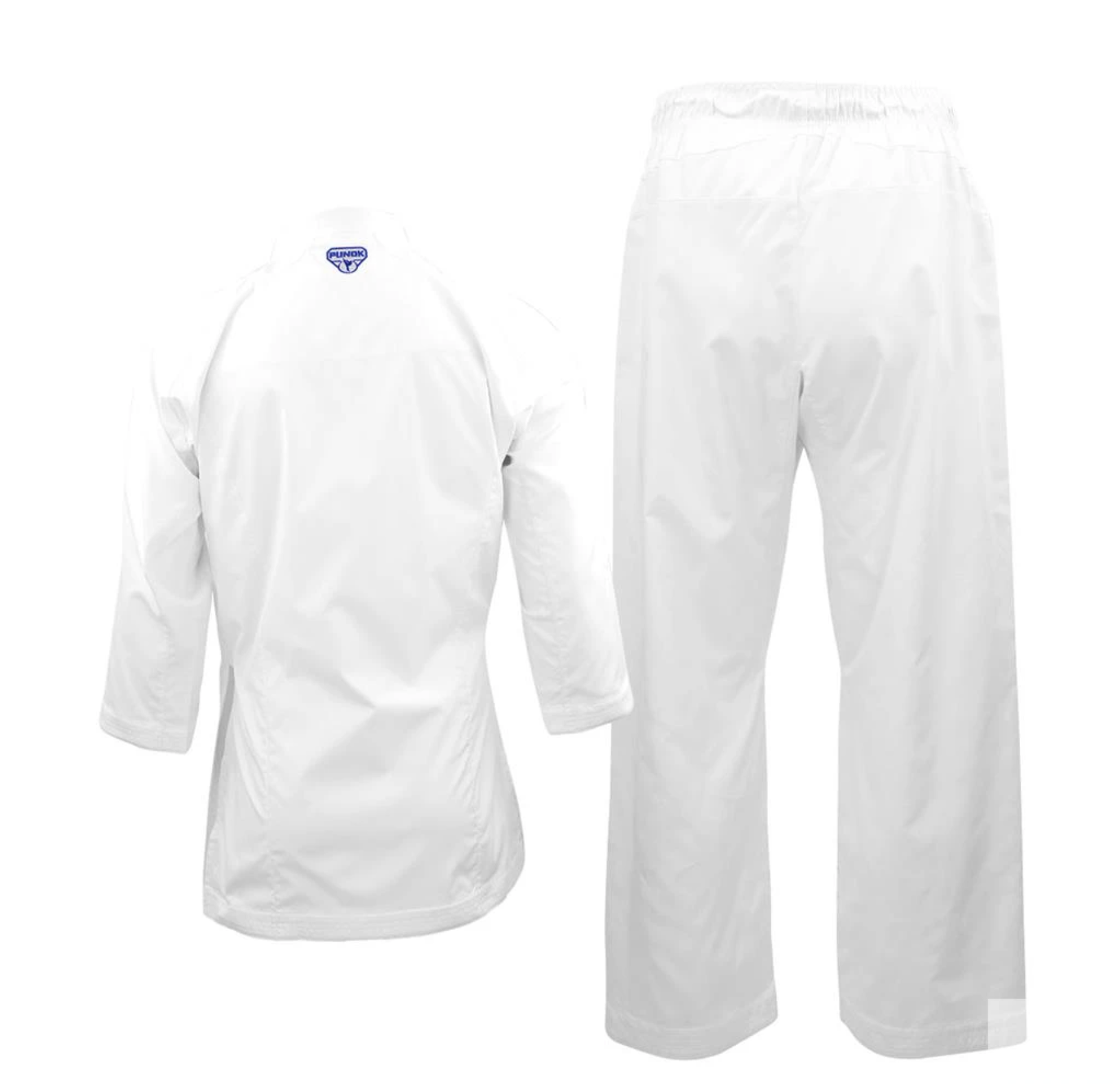 Karategi KUMITE PUNOK BLITZ II 2 CHAQUETAS LOGO AZUL + LOGO ROJO PUNOK