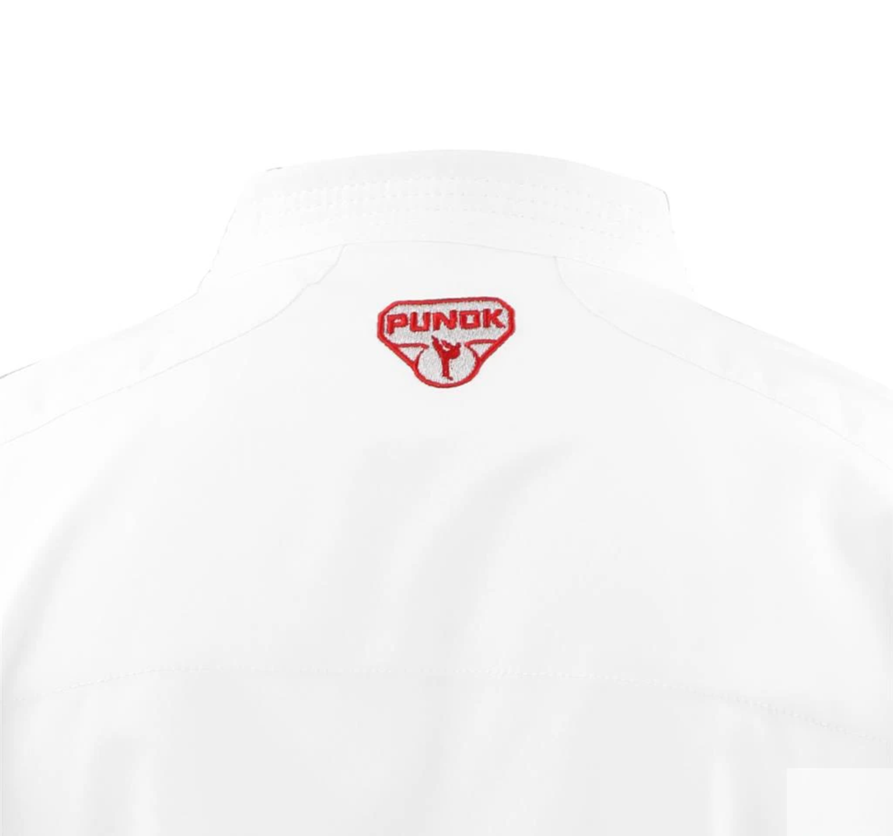 Karategi KUMITE PUNOK BLITZ II 2 CHAQUETAS LOGO AZUL + LOGO ROJO PUNOK