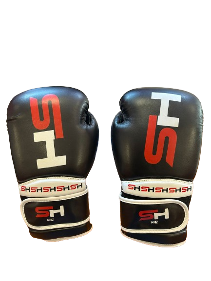 GUANTE DE BOXEO SH P.U.  NEGRO