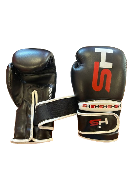 GUANTE DE BOXEO SH P.U.  NEGRO