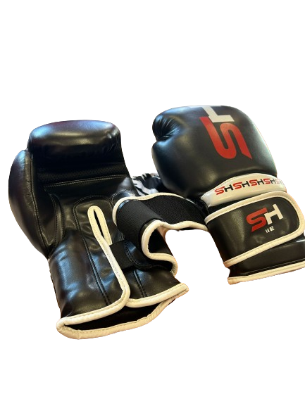 GUANTE DE BOXEO SH P.U.  NEGRO