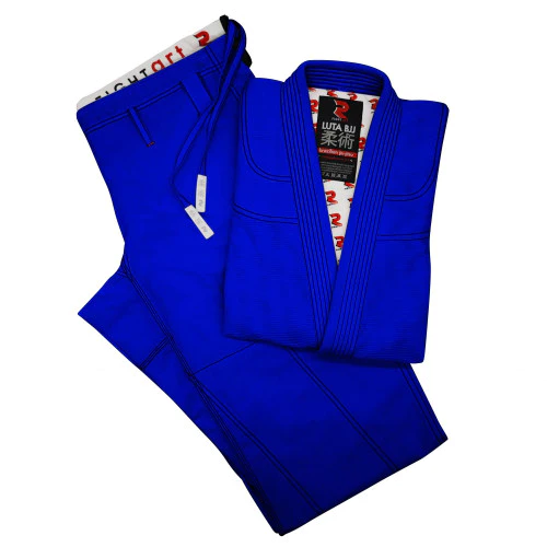 GI BJJ AZUL "LUTA" FIGHT ART