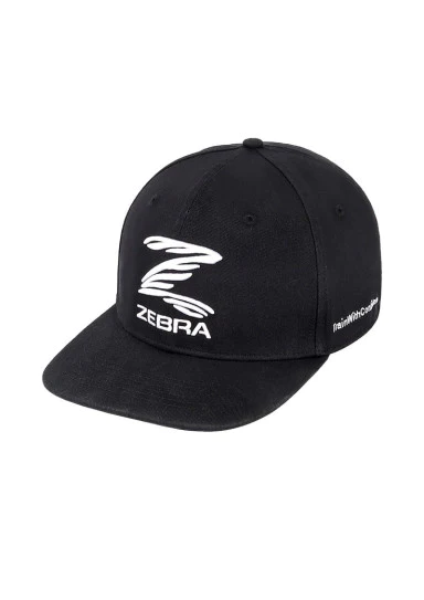 GORRA NEGRA LOGO ZEBRA