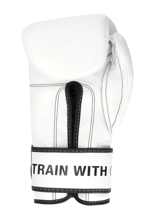 GUANTES BOXEO ZEBRA SIGNATURE PRO VELCRO BLANCO