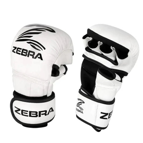 Guantes MMA ZEBRA Blanco