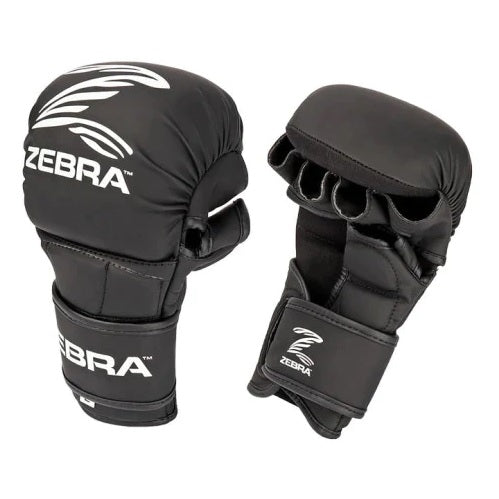 Guantes MMA ZEBRA Negro