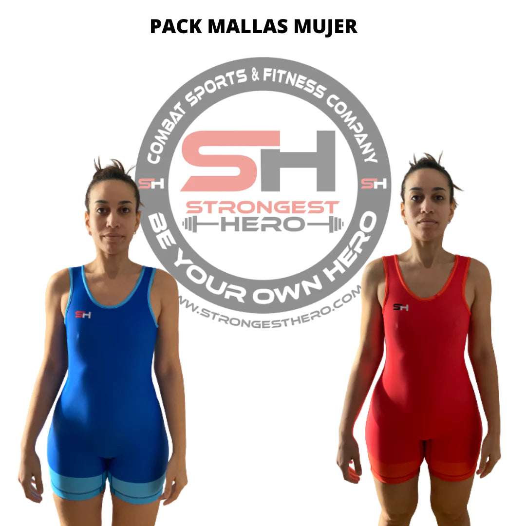 PACK MALLAS DE LUCHA FEMENINAS STRONGEST HERO