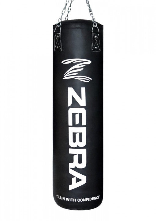 SACO ZEBRA PRO PU NEGRO ( RELLENO + CADENAS)