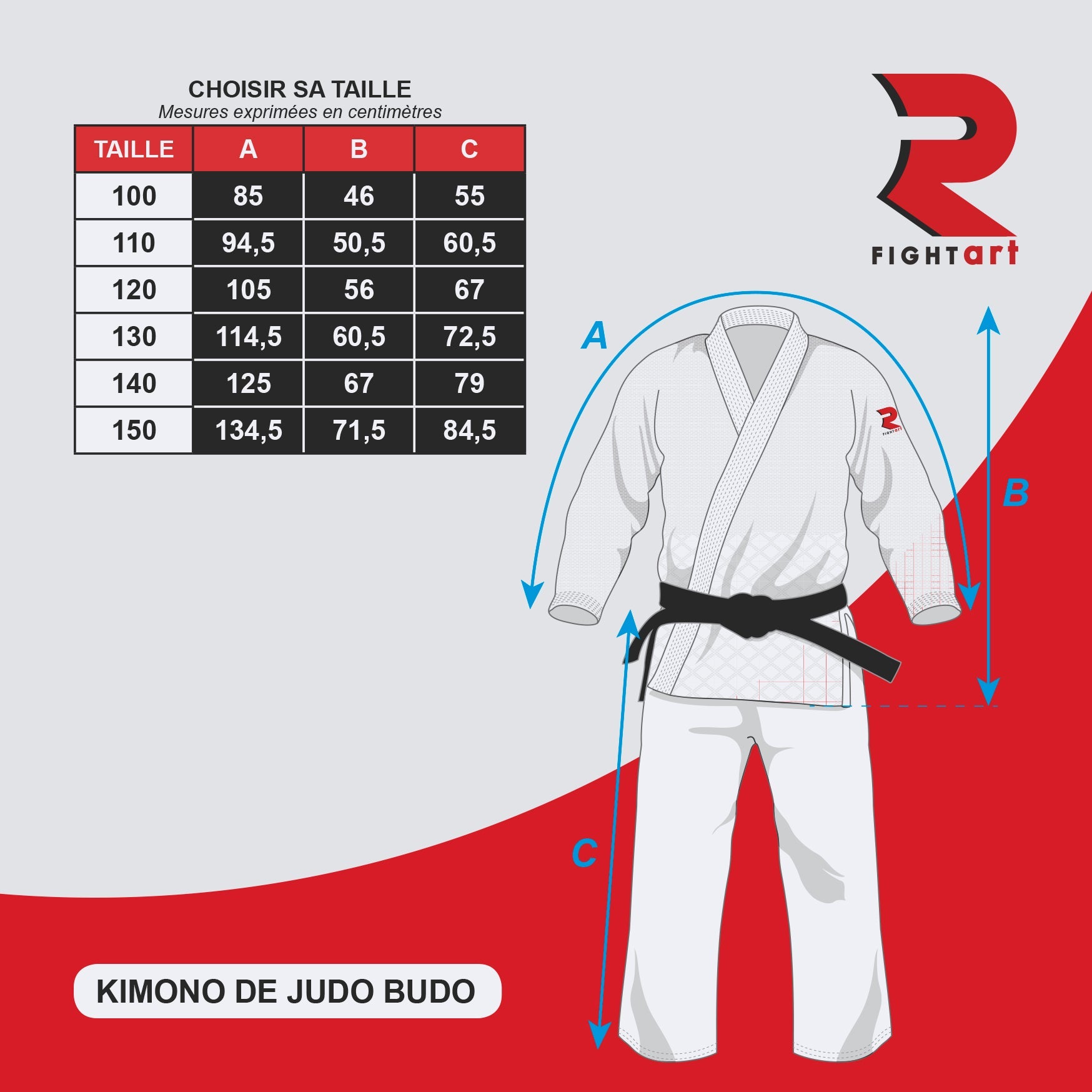 JUDOGI "BUDO" 195GR FIGHT ART