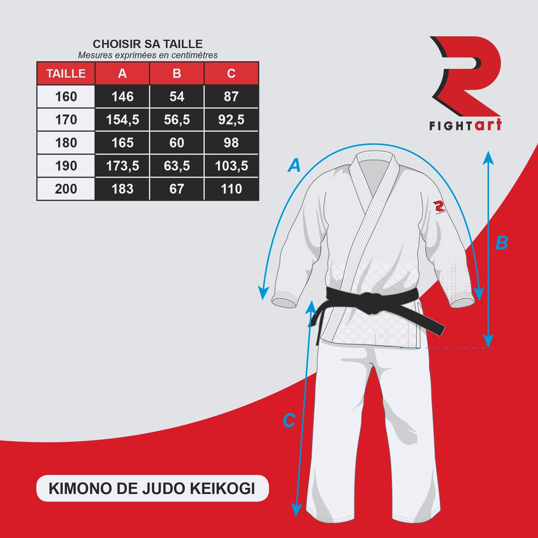 JUDOGI "KEIKOGI" 660GR FIGHT ART