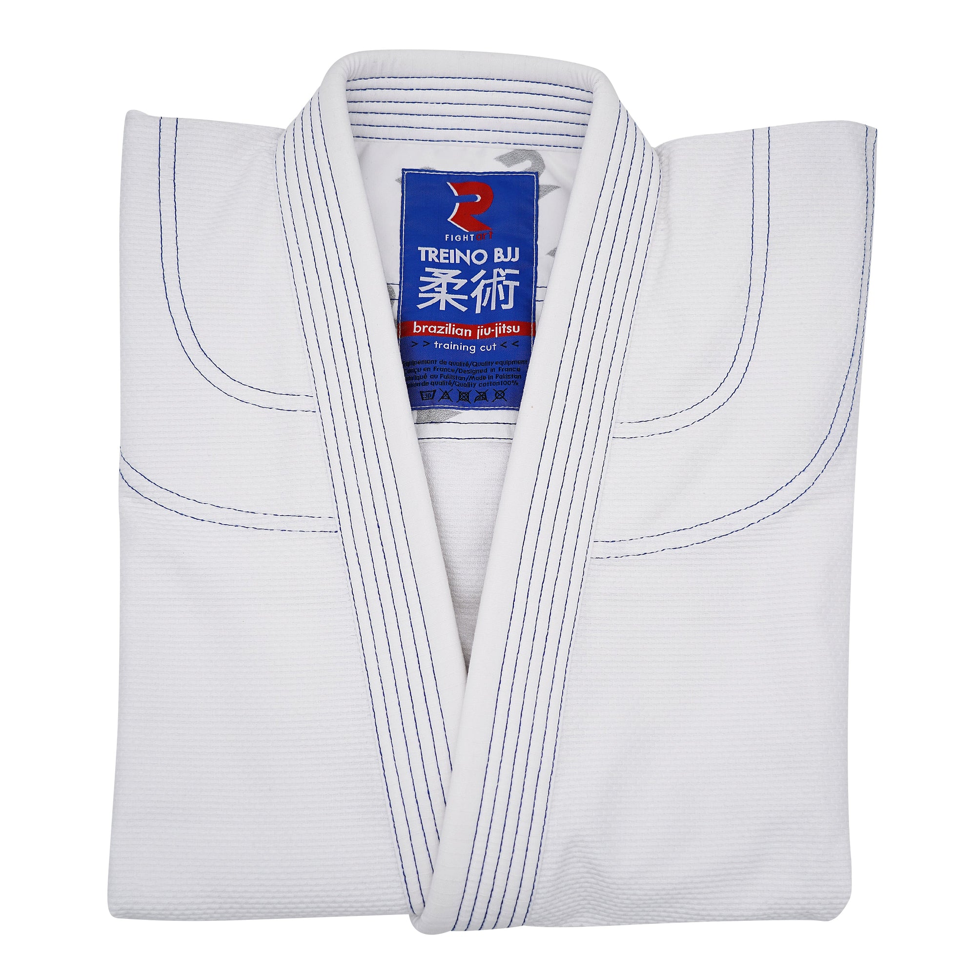 GI BJJ BLANCO "TREINO" 340GR FIGHT ART (ENTRENAMIENTO)