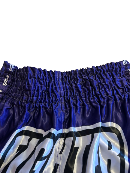SHORT MUAY THAI "FIGHTER" AZUL STRONGEST HERO