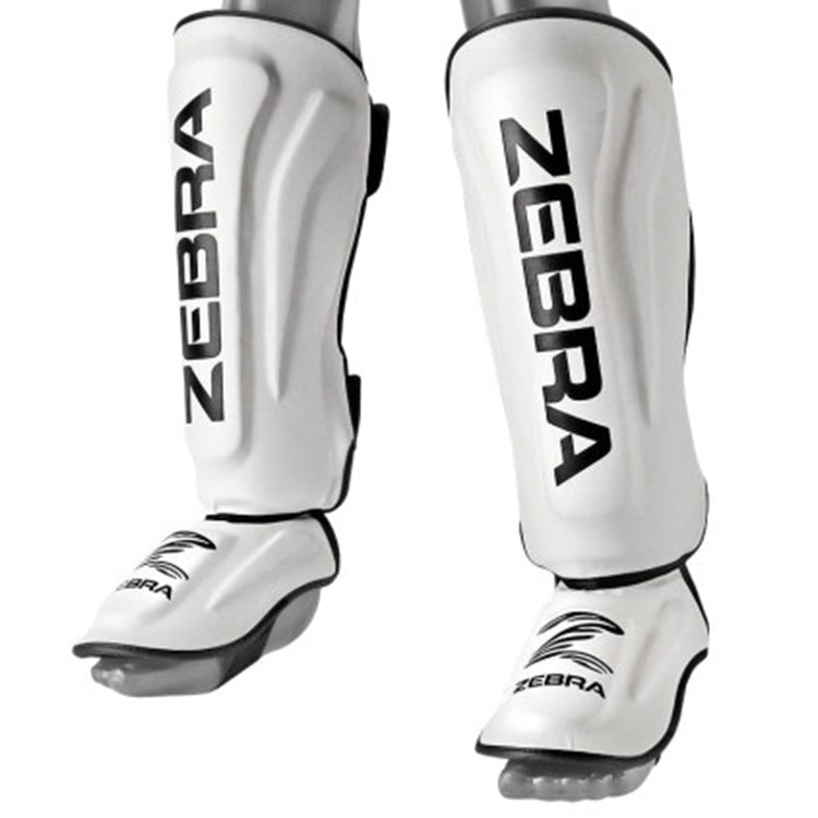ESPINILLERA ZEBRA PRO BLANCA
