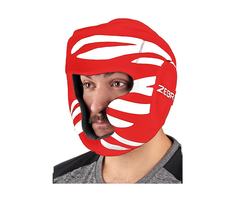 CASCO ZEBRA FITNESS PU ROJO