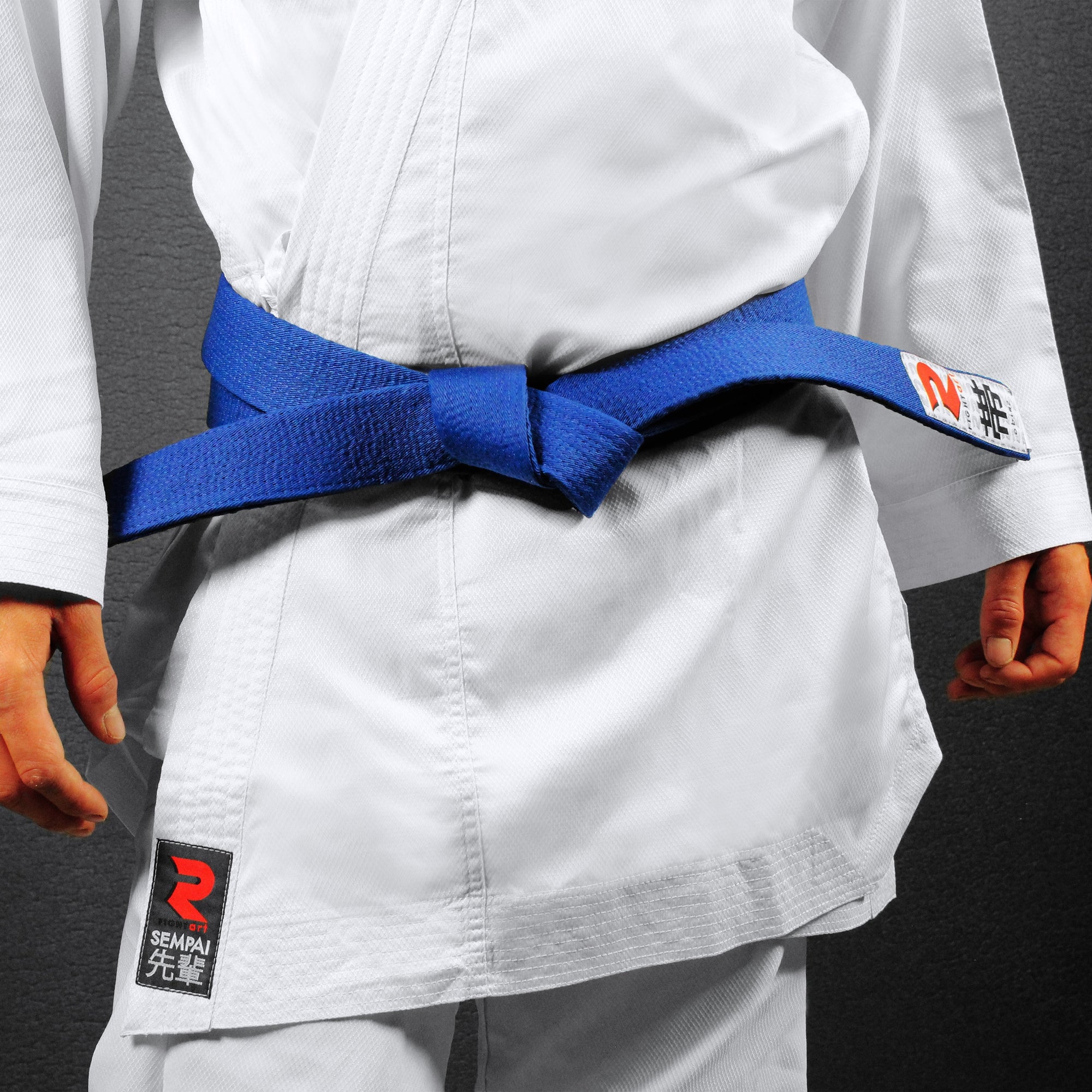 KARATEGI SEMPAI KUMITE BLANCO / AZUL FIGHT ART