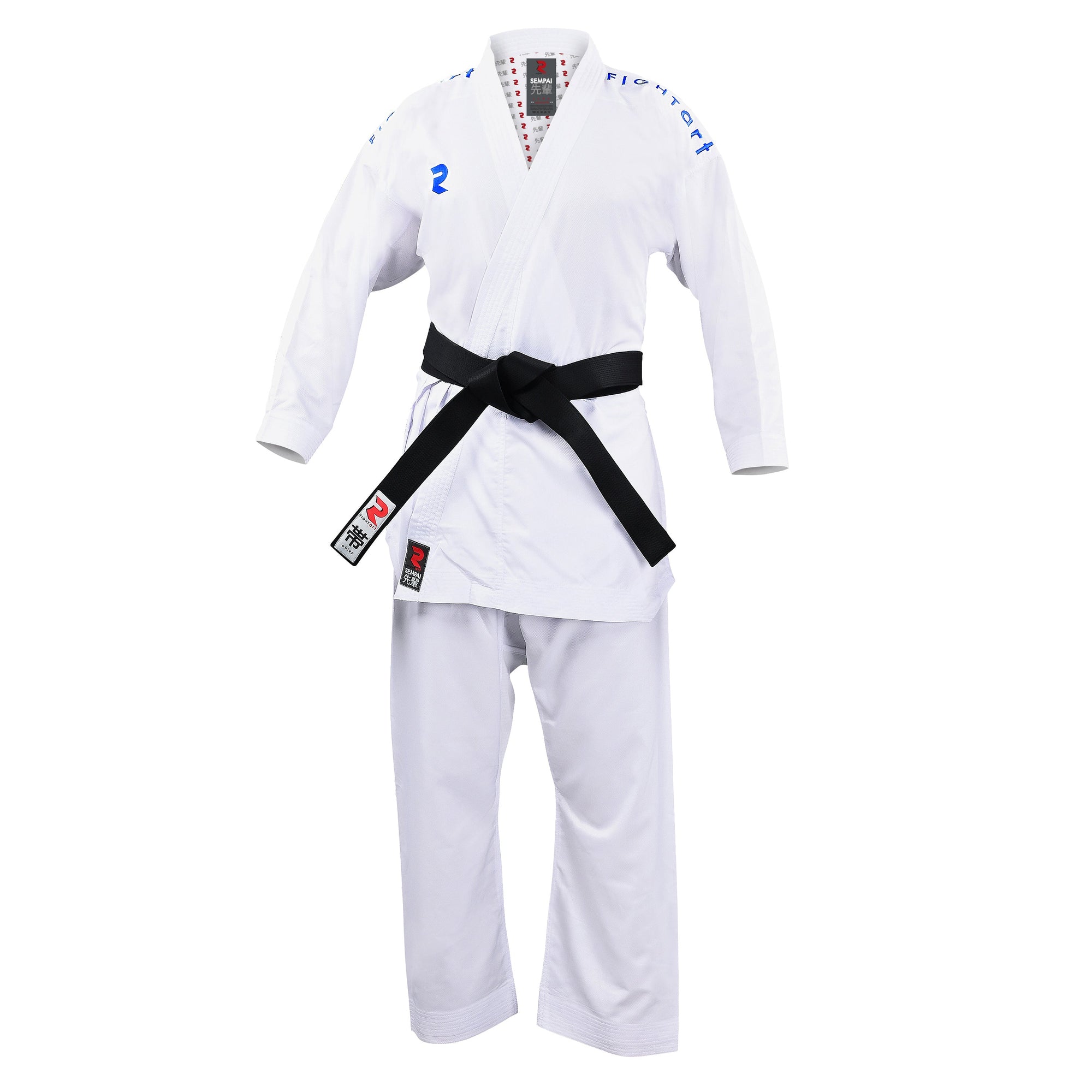 KARATEGI SEMPAI KUMITE BLANCO / AZUL FIGHT ART