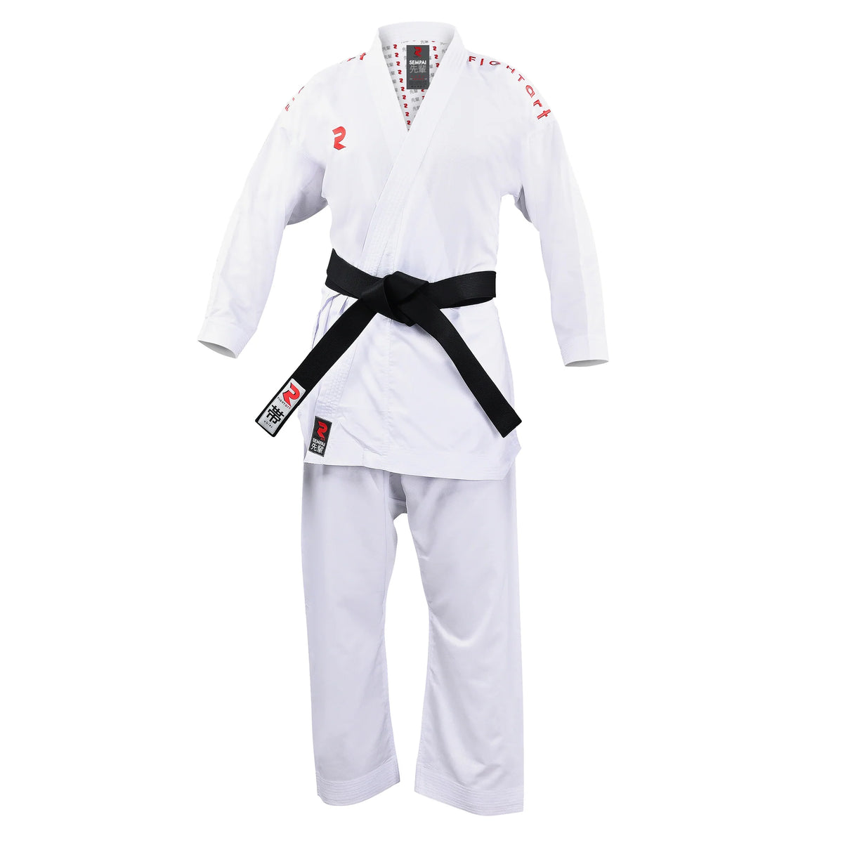 Karategi SEMPAI KUMITE Blanco / Rojo FIGHT ART