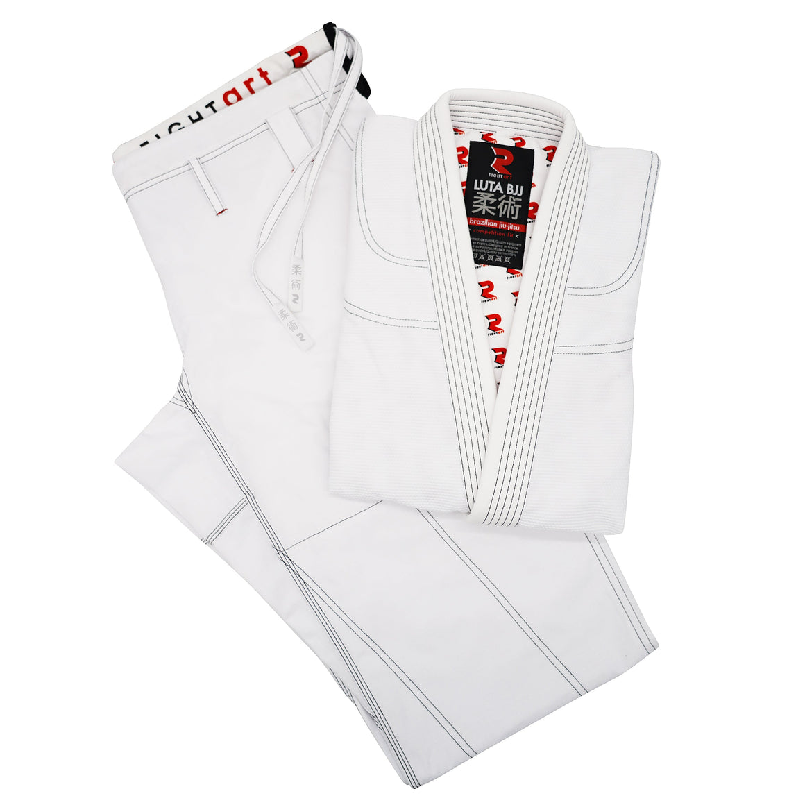 GI BJJ BLANCO "LUTA" FIGHT ART