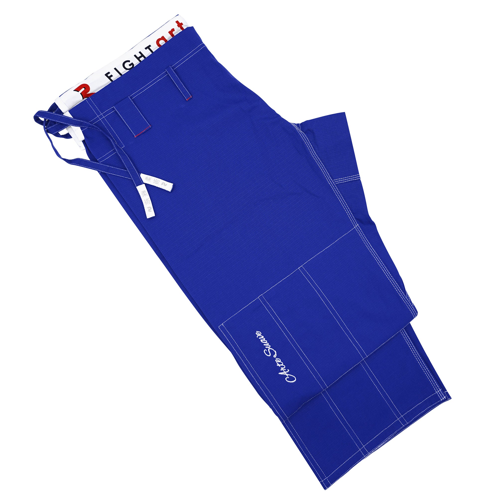 GI BJJ AZUL "TREINO" 340GR FIGHT ART (ENTRENAMIENTO)