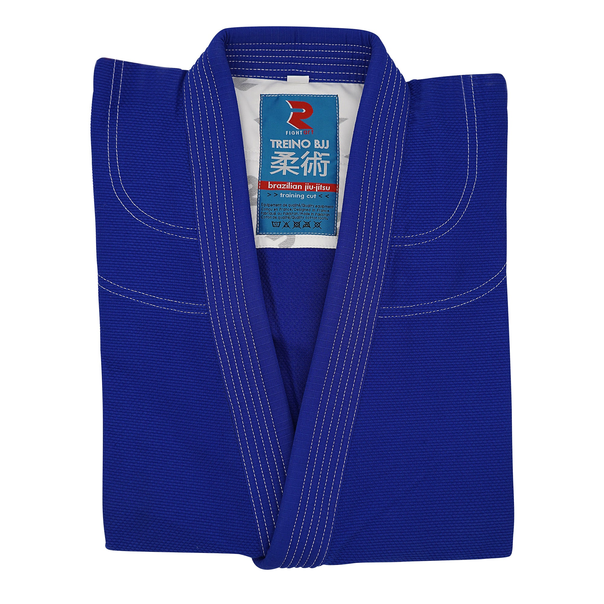 GI BJJ AZUL "TREINO" 340GR FIGHT ART (ENTRENAMIENTO)