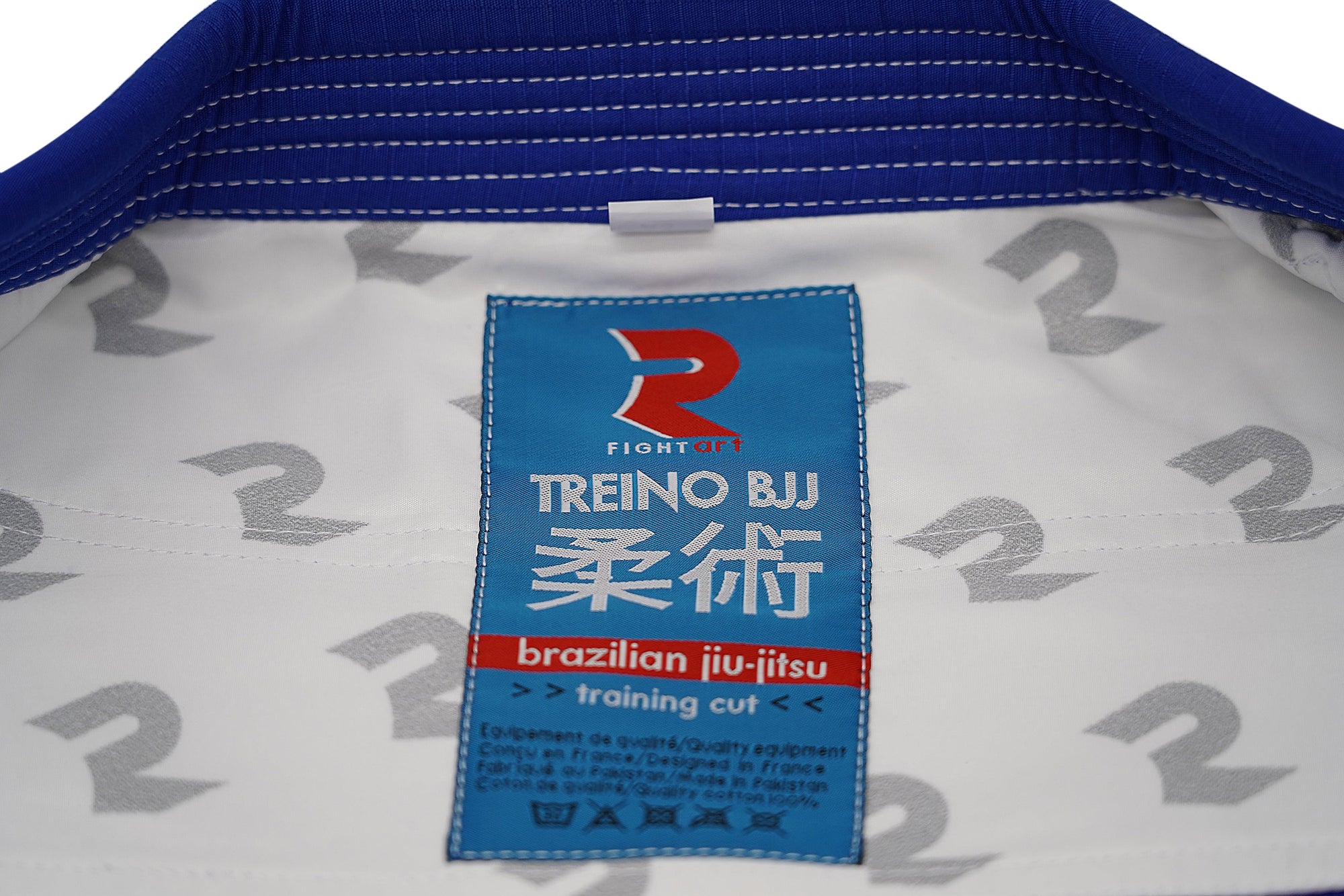 GI BJJ AZUL "TREINO" 340GR FIGHT ART (ENTRENAMIENTO)