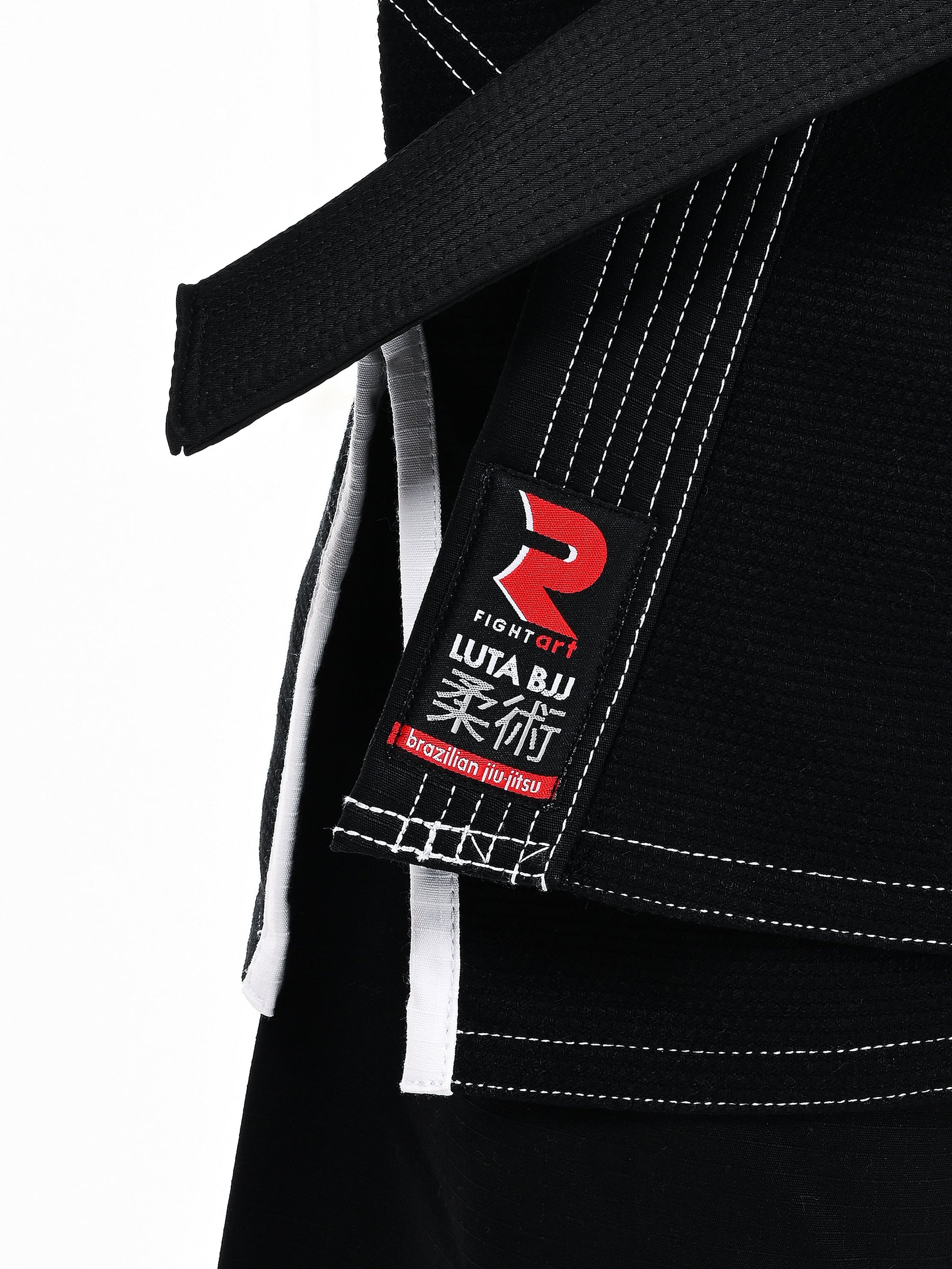 GI BJJ NEGRO "LUTA" FIGHT ART