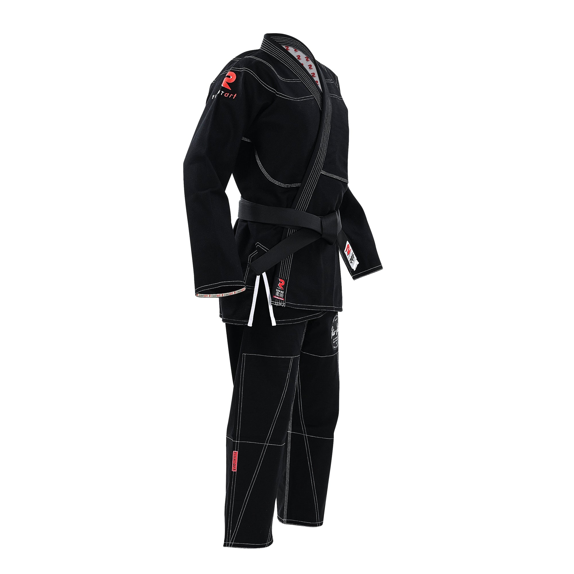 GI BJJ NEGRO "LUTA" FIGHT ART