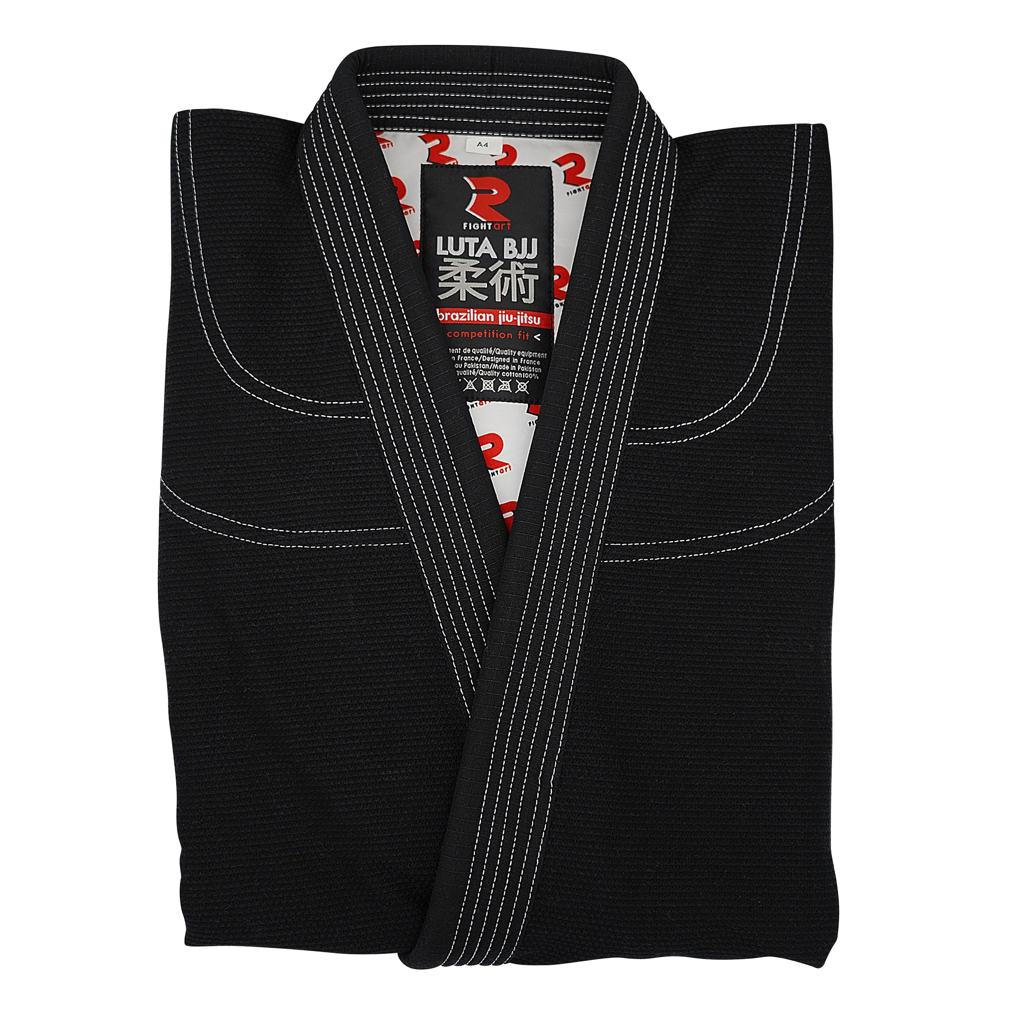 GI BJJ NEGRO "LUTA" FIGHT ART