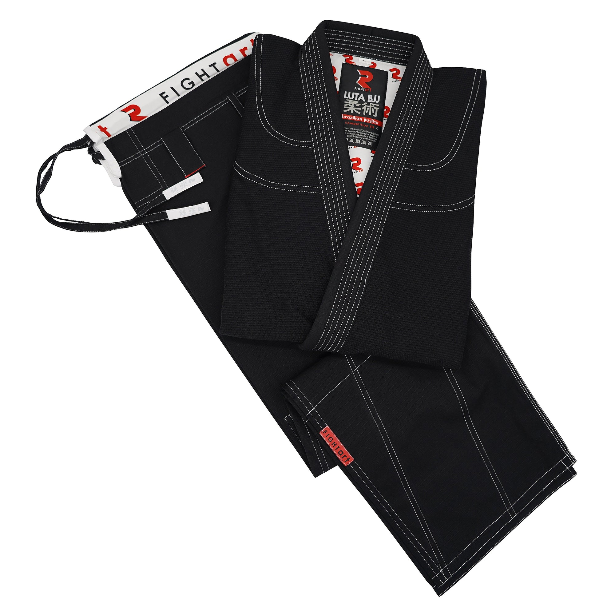 GI BJJ NEGRO "LUTA" FIGHT ART