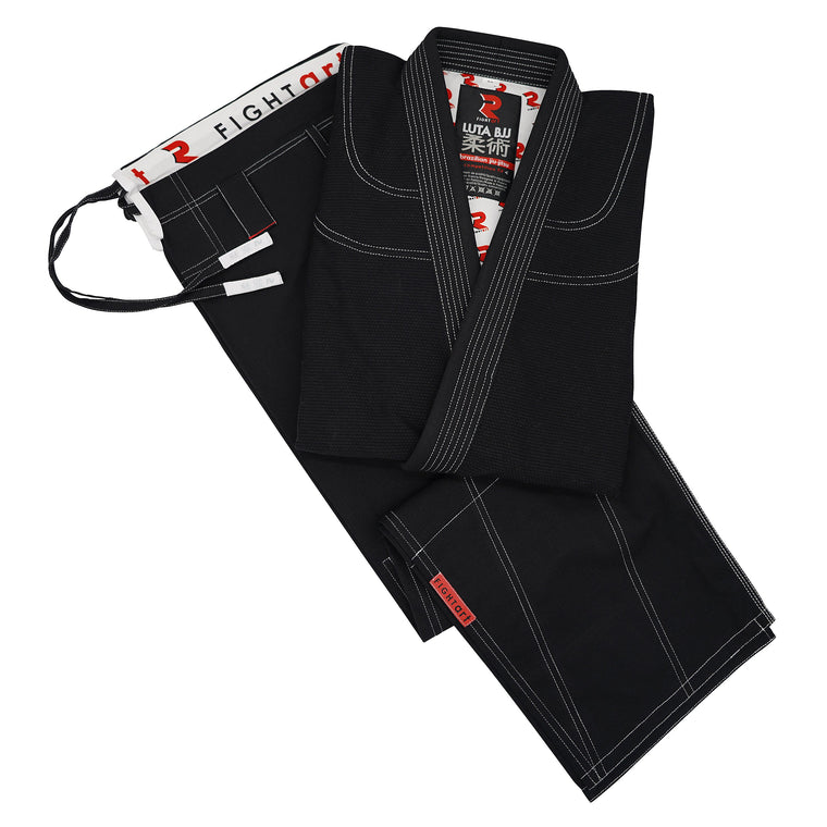 GI BJJ NEGRO "LUTA" FIGHT ART