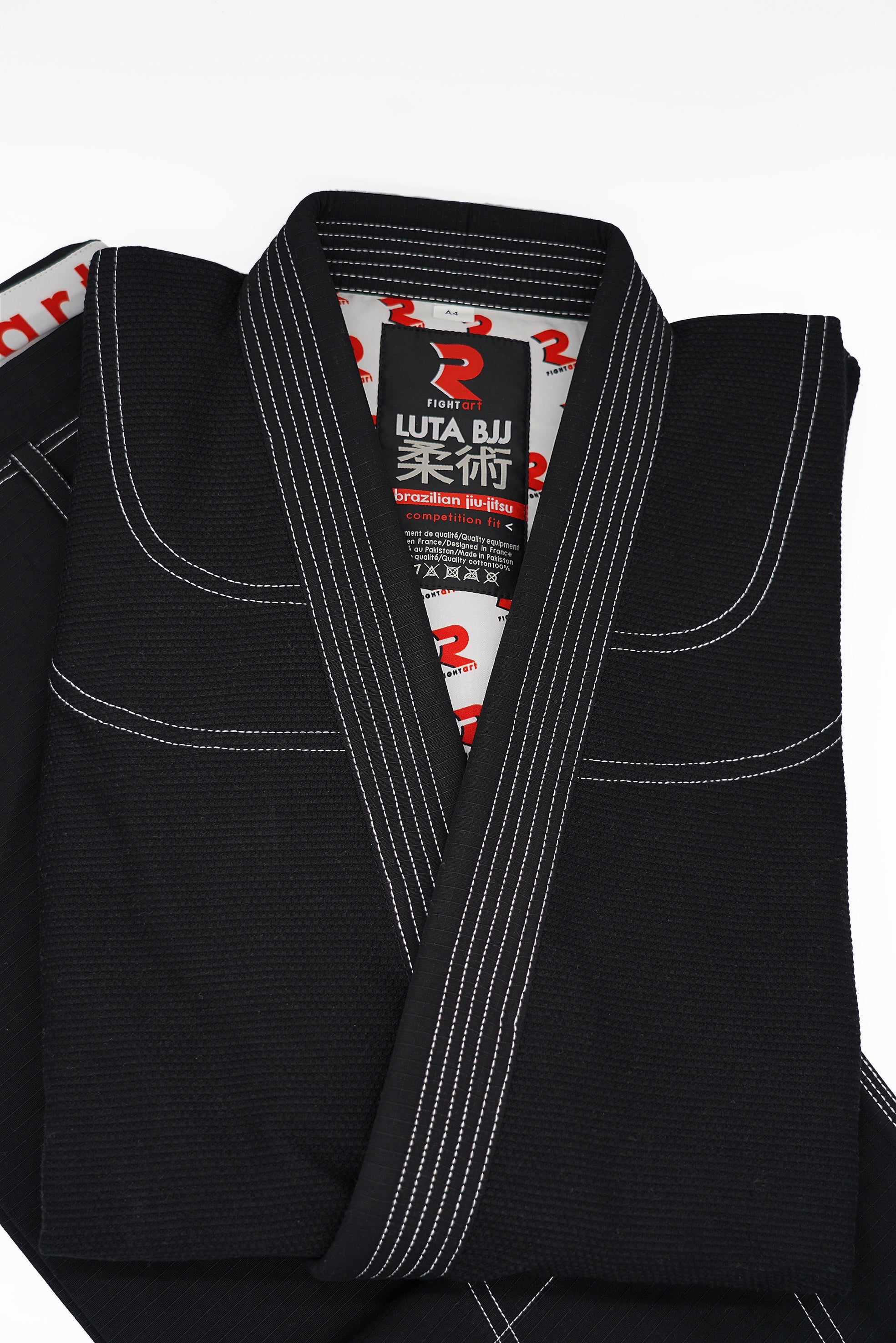 GI BJJ NEGRO "LUTA" FIGHT ART