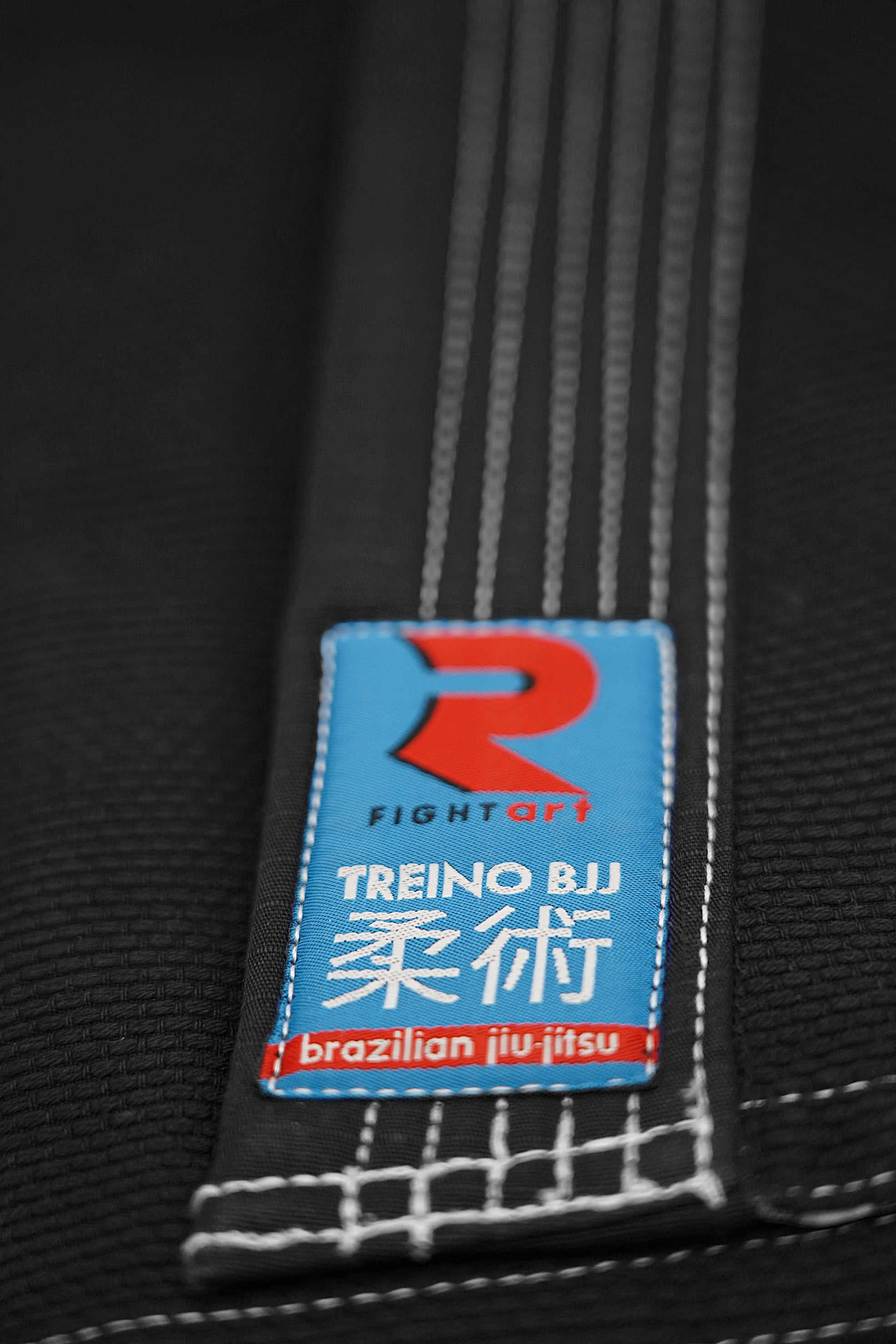GI BJJ NEGRO "TREINO" 340GR FIGHT ART (ENTRENAMIENTO)