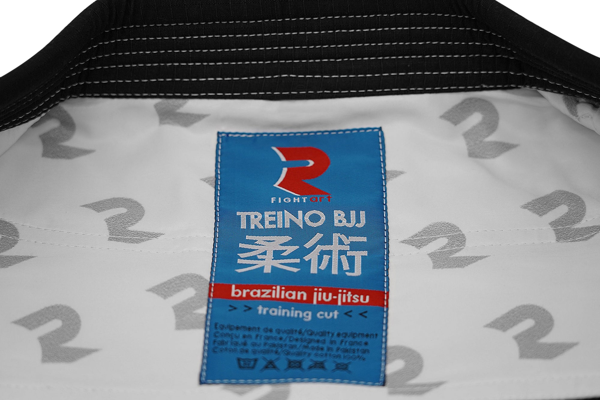 GI BJJ NEGRO "TREINO" 340GR FIGHT ART (ENTRENAMIENTO)