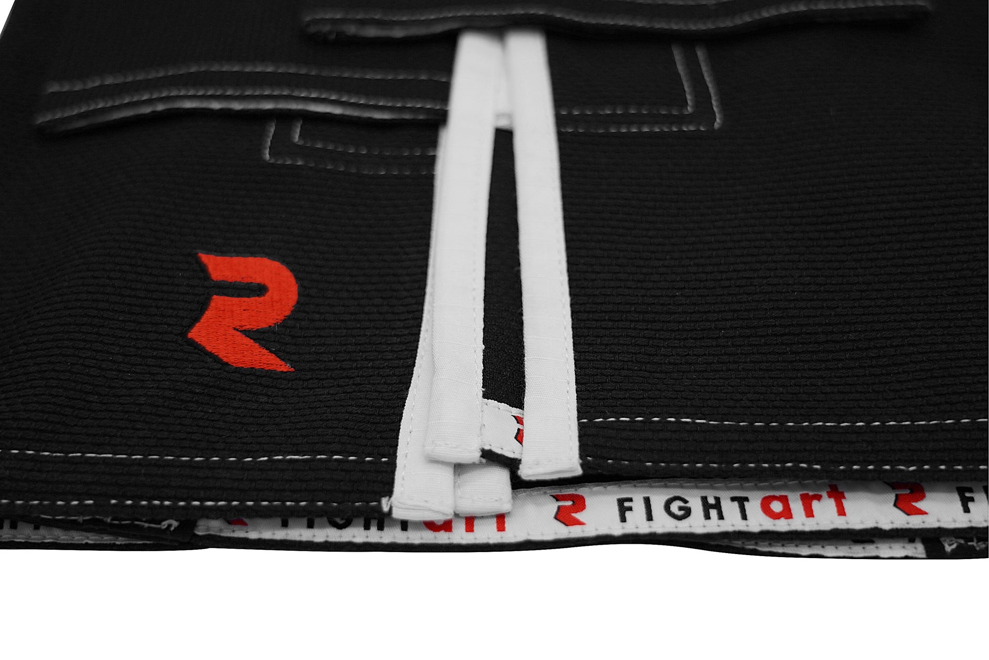 GI BJJ NEGRO "TREINO" 340GR FIGHT ART (ENTRENAMIENTO)