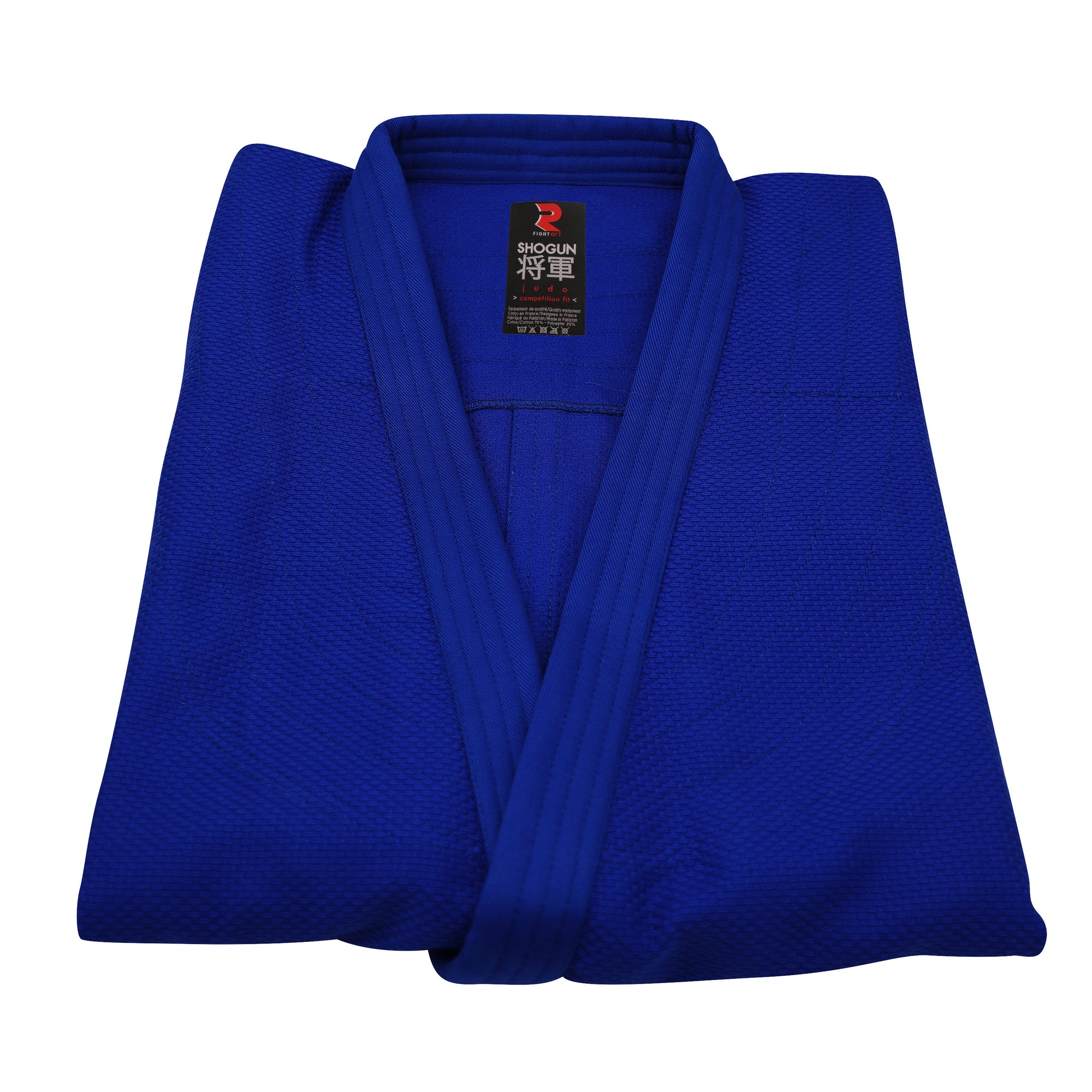 PACK JUDOGI SHOGUN IJF 730GR BLANCO + AZUL FIGHTART