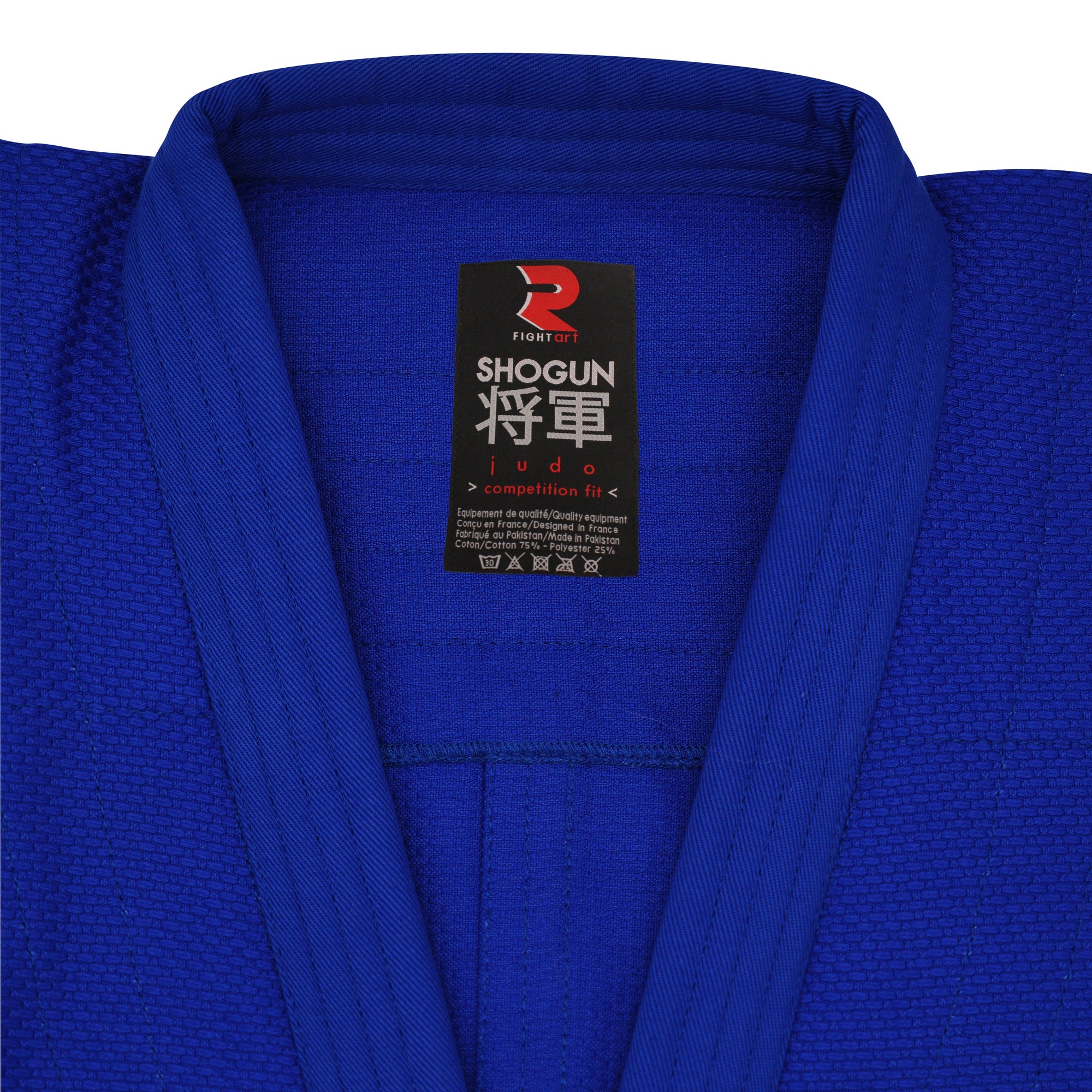 PACK JUDOGI SHOGUN IJF 730GR BLANCO + AZUL + CINTURÓN IJF FIGHTART
