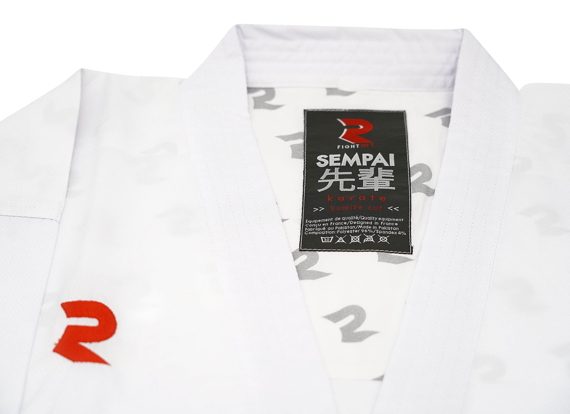 KARATEGI SEMPAI KUMITE WKF BLANCO  FIGHT ART
